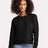 Next Level Women's Laguna Sueded Crewneck Sweatshirt - Next Level 9084 Black XS Crewneck Sweatshirts