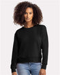 Next Level Women's Laguna Sueded Crewneck Sweatshirt - Next Level 9084 Black XS Crewneck Sweatshirts