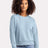 Next Level Women's Laguna Sueded Crewneck Sweatshirt - Next Level 9084 Stonewash Denim XS Crewneck Sweatshirts