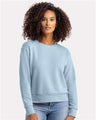 Next Level Women's Laguna Sueded Crewneck Sweatshirt - Next Level 9084 Stonewash Denim XS Crewneck Sweatshirts