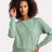 Next Level Women's Laguna Sueded Crewneck Sweatshirt - Next Level 9084 Stonewash Green XS Crewneck Sweatshirts