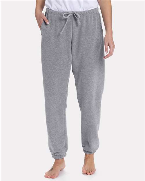 Next Level Women's Laguna Sueded Sweatpants - Next Level 9884 Heather Grey XS