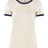 Next Level Women's Ringer Tee - Next Level 3904 Natural/ Midnight Navy S Short Sleeve T-Shirts