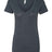Next Level Women’s Triblend Deep V - Neck T-Shirt - Next Level 6740 Vintage Navy S Short Sleeve T-Shirts
