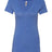 Next Level Women’s Triblend Deep V - Neck T-Shirt - Next Level 6740 Vintage Royal 2XL Short Sleeve T-Shirts