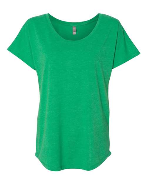 Next Level Women’s Triblend Dolman T-Shirt - Next Level 6760 Envy XS Short Sleeve T-Shirts