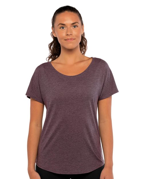 Next Level Women’s Triblend Dolman T-Shirt - Next Level 6760 Envy XS Short Sleeve T-Shirts