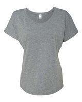 Next Level Women’s Triblend Dolman T-Shirt - Next Level 6760 Premium Heather XS Short Sleeve T-Shirts
