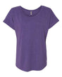 Next Level Women’s Triblend Dolman T-Shirt - Next Level 6760 Purple Rush XS Short Sleeve T-Shirts