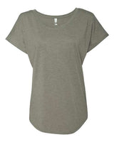 Next Level Women’s Triblend Dolman T-Shirt - Next Level 6760 Venetian Grey XS Short Sleeve T-Shirts
