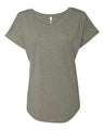 Next Level Women’s Triblend Dolman T-Shirt - Next Level 6760 Venetian Grey XS Short Sleeve T-Shirts