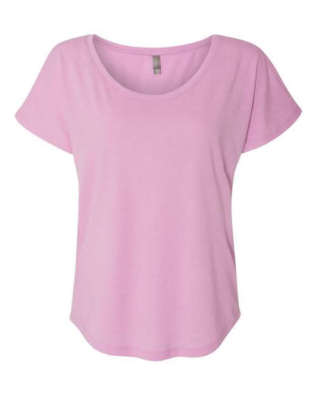 Next Level Women’s Triblend Dolman T-Shirt - Next Level 6760 Vintage Lilac XS Short Sleeve T-Shirts