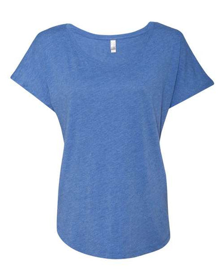 Next Level Women’s Triblend Dolman T-Shirt - Next Level 6760 Vintage Royal XS Short Sleeve T-Shirts