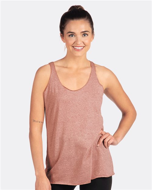 Next Level Women’s Triblend Racerback Tank - Next Level 6733 Black XS