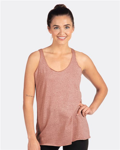 Next Level Women’s Triblend Racerback Tank - Next Level 6733 Black XS