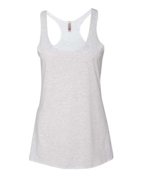 Next Level Women’s Triblend Racerback Tank - Next Level 6733 Heather White XS