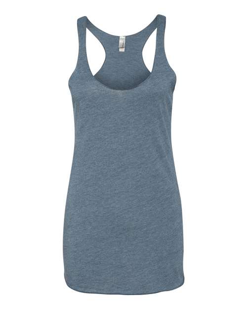 Next Level Women’s Triblend Racerback Tank - Next Level 6733 Indigo XS
