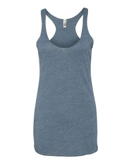 Next Level Women’s Triblend Racerback Tank - Next Level 6733 Indigo XS