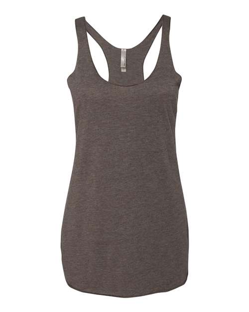 Next Level Women’s Triblend Racerback Tank - Next Level 6733 Macchiato XS