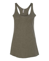 Next Level Women’s Triblend Racerback Tank - Next Level 6733 Military Green XS