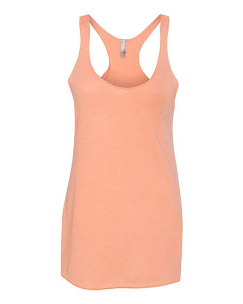 Next Level Women’s Triblend Racerback Tank - Next Level 6733 Vintage Light Orange XS