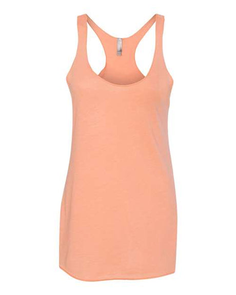 Next Level Women’s Triblend Racerback Tank - Next Level 6733 Vintage Light Orange XS