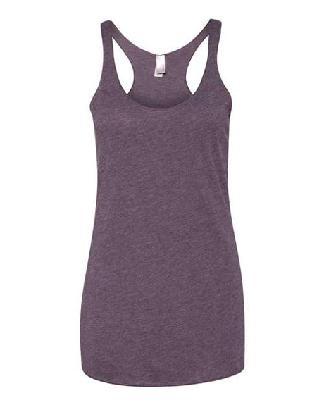Next Level Women’s Triblend Racerback Tank - Next Level 6733 Vintage Purple XS