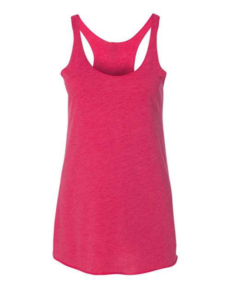 Next Level Women’s Triblend Racerback Tank - Next Level 6733 Vintage Shocking Pink XS