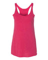 Next Level Women’s Triblend Racerback Tank - Next Level 6733 Vintage Shocking Pink XS