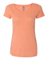 Next Level Women’s Triblend Scoop Neck T-Shirt - Next Level 6730 Vintage Light Orange 2XL Short Sleeve T-Shirts