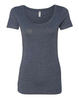 Next Level Women’s Triblend Scoop Neck T-Shirt - Next Level 6730 Vintage Navy 2XL Short Sleeve T-Shirts