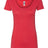 Next Level Women’s Triblend Scoop Neck T-Shirt - Next Level 6730 Vintage Red 2XL Short Sleeve T-Shirts