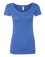 Next Level Women’s Triblend Scoop Neck T-Shirt - Next Level 6730 Vintage Royal S Short Sleeve T-Shirts