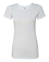 Next Level Women’s Triblend T-Shirt - Next Level 6710 Heather White S Short Sleeve T-Shirts