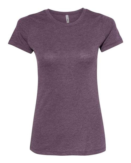 Next Level Women’s Triblend T-Shirt - Next Level 6710 Vintage Purple S Short Sleeve T-Shirts