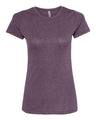 Next Level Women’s Triblend T-Shirt - Next Level 6710 Vintage Purple S Short Sleeve T-Shirts