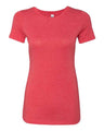 Next Level Women’s Triblend T-Shirt - Next Level 6710 Vintage Red S Short Sleeve T-Shirts