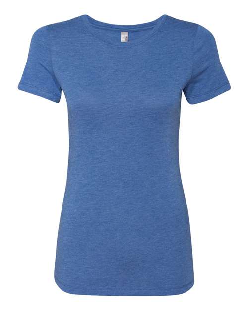Next Level Women’s Triblend T-Shirt - Next Level 6710 Vintage Royal S Short Sleeve T-Shirts