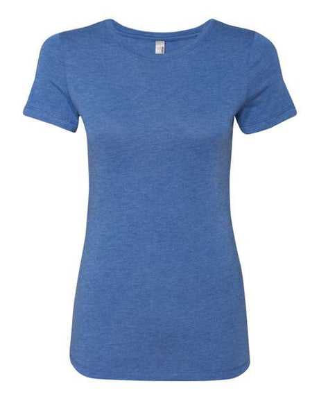 Next Level Women’s Triblend T-Shirt - Next Level 6710 Vintage Royal S Short Sleeve T-Shirts