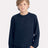 Next Level Youth Cotton Long Sleeve T-Shirt - Next Level 3311 Midnight Navy XS Long Sleeve T-Shirts