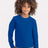 Next Level Youth Cotton Long Sleeve T-Shirt - Next Level 3311 Royal XS Long Sleeve T-Shirts