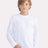 Next Level Youth Cotton Long Sleeve T-Shirt - Next Level 3311 White XS Long Sleeve T-Shirts