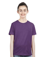 Next Level Youth Cotton T-Shirt - Next Level 3310 Purple Rush XS Short Sleeve T-Shirts