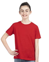 Next Level Youth Cotton T-Shirt - Next Level 3310 Red XS Short Sleeve T-Shirts