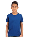 Next Level Youth Cotton T-Shirt - Next Level 3310 Royal XS Short Sleeve T-Shirts