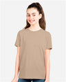 Next Level Youth Cotton T-Shirt - Next Level 3310 Tan XS Short Sleeve T-Shirts