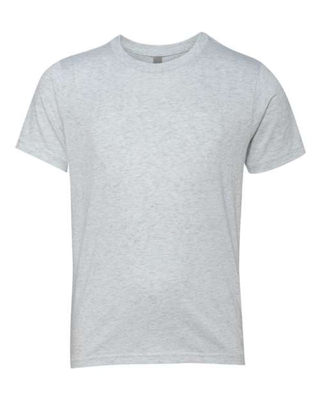 Next Level Youth Triblend T-Shirt - Next Level 6310 Heather White XS Short Sleeve T-Shirts