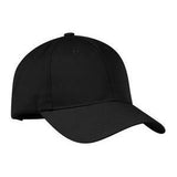 Nylon Twill Performance Cap Black Hats