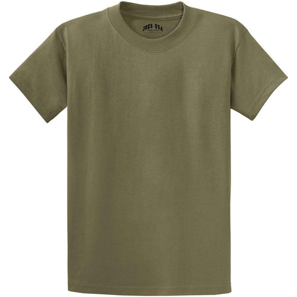Joe's USA Tall Heavyweight 6.1-ounce, 100% cotton T-Shirts in 50 Colors. Sizes LT-4XLT-Olive Tall Joe's USA Olive Large Tall