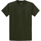 Men's Durable 100% Heavyweight Cotton T-Shirts in Regular, Big, and Tall Sizes-Olive T-Shirts Joe's USA Olive Small